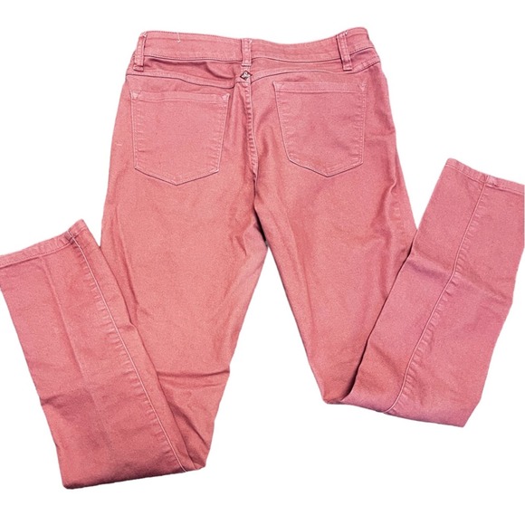 Prana Faded Red Athleisure Stretch Skinny Leg Jeans - Picture 2 of 3